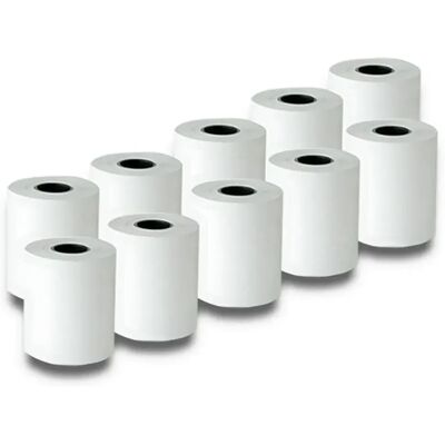 Qoltec 51895 Rullo termico bianco 57 mm x 30 m - Carta termica Qoltec 51895 Rullo termico bianco 57 mm x 30 m - Carta termica