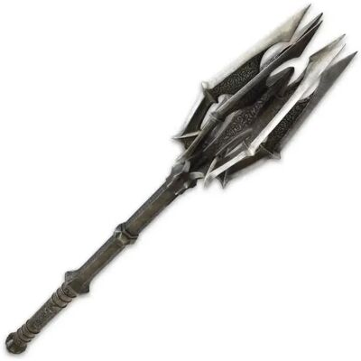 United Cutlery Mazza Di Sauron Con Bandiera Di Mordor-replica Il Signore Degli Anelli 117 Cm United Cutlery Mazza Di Sauron Con Bandiera Di Mordor-replica Il Signore Degli Anelli 117 Cm