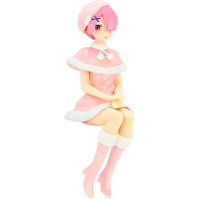 Furyu Figure Di Re:zero-starting Life In Another World Per Coperchio Di Noodles Ram Snow 1 Cm Furyu Figure Di Re:zero-starting Life In Another World Per Coperchio Di Noodles Ram Snow 1 Cm