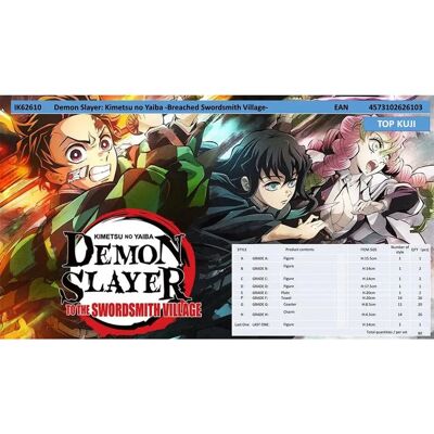 Banpresto Lotteria Di Figure Ichiban Kuji Demon Slayer Breached Swordsmith Village Japanese Assortito Banpresto Lotteria Di Figure Ichiban Kuji Demon Slayer Breached Swordsmith Village Japanese Assortito