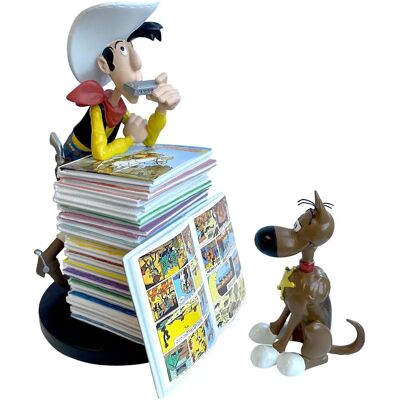Plastoy Figura Di Lucky Luke E Rantanplan Plastoy Figura Di Lucky Luke E Rantanplan