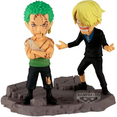 Bandai Storie Del Registro Mondiale Da Collezione-roronoa Zoro E Sanji-figure ´´ Niente Di Niente!!!!´´ One Piece 8 Cm Bandai Storie Del Registro Mondiale Da Collezione-roronoa Zoro E Sanji-figure ´´ Niente Di Niente!!!!´´ One Piece 8 Cm