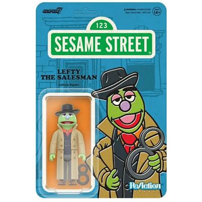 Super7 Figura Sesame Street Reaction Wave 02 Lefty The Salesman 10 Cm Super7 Figura Sesame Street Reaction Wave 02 Lefty The Salesman 10 Cm