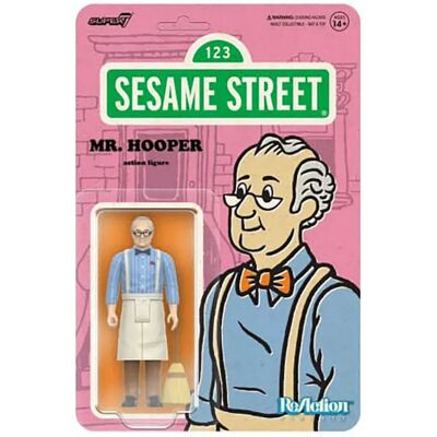 Super7 Figura Sesame Street Reaction Wave 03 Mrhooper 10 Cm Super7 Figura Sesame Street Reaction Wave 03 Mrhooper 10 Cm