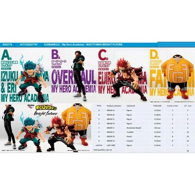 Ichibansho Lotteria Di Figure Ichiban Kuji My Hero Academia Bright Future Series Assortito Ichibansho Lotteria Di Figure Ichiban Kuji My Hero Academia Bright Future Series Assortito