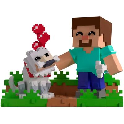 Youtooz Figura In Vinile Domando Un Lupo Minecraft 10 Cm Youtooz Figura In Vinile Domando Un Lupo Minecraft 10 Cm