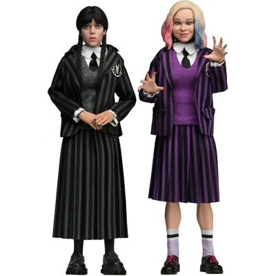 Neca Wednesday Addams Uniforme Nevermore Statuetta Enid Confezione Da 2 20 Cm Neca Wednesday Addams Uniforme Nevermore Statuetta Enid Confezione Da 2 20 Cm