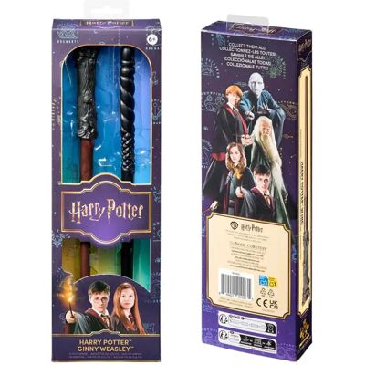 Noble Collection Confezione Doppia Di Bacchette Di Ginny Weasley Harry Potter 30 Cm Noble Collection Confezione Doppia Di Bacchette Di Ginny Weasley Harry Potter 30 Cm