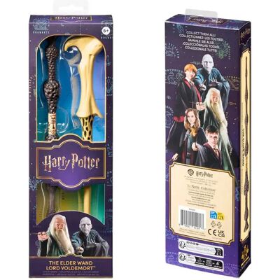 Noble Collection Confezione Doppia Di Bacchette: La Bacchetta Di Sambuco E Quella Di Lord Voldemort Harry Potter 30 Cm Noble Collection Confezione Doppia Di Bacchette: La Bacchetta Di Sambuco E Quella Di Lord Voldemort Harry Potter 30 Cm