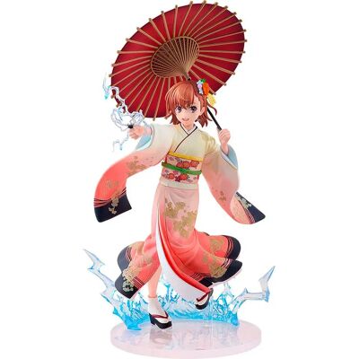 Kadokawa Statua A Certain Scientific Railgun T Mikoto Misaka Versione Furisode Kimono 1/7 28 Cm Kadokawa Statua A Certain Scientific Railgun T Mikoto Misaka Versione Furisode Kimono 1/7 28 Cm