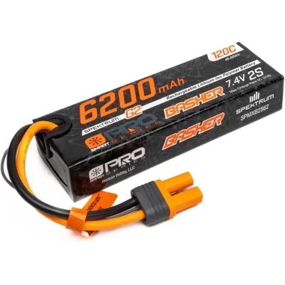 Spektrum Batteria Smart G2 Pro Basher Lipo Ic5 7.v 6200mah 2s 120c Spektrum Batteria Smart G2 Pro Basher Lipo Ic5 7.v 6200mah 2s 120c