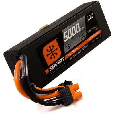 Spektrum Batteria Smart Lipo Hardcase Ic3 7.v 5000mah 2s 30c Spektrum Batteria Smart Lipo Hardcase Ic3 7.v 5000mah 2s 30c