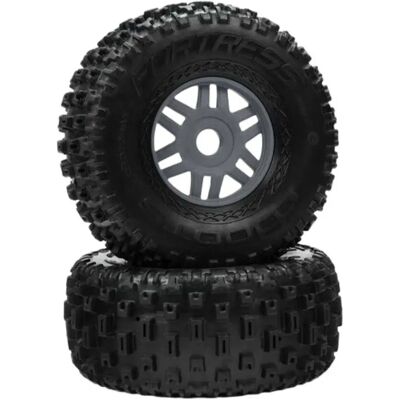 Set di pneumatici Arrma RC DBoots Fortress - Incollati, 2 pezzi, Dado da 17 mm Set di pneumatici Arrma RC DBoots Fortress - Incollati, 2 pezzi, Dado da 17 mm