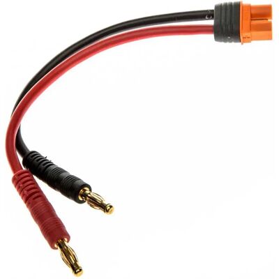 Spektrum Adattatore Ic3 Battery To mm Male Bullets 6´´ Wires 13 Awg Spektrum Adattatore Ic3 Battery To mm Male Bullets 6´´ Wires 13 Awg