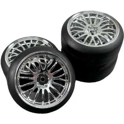 Absima Ruota The Pimp Drift 1/10 4 Unità Chrome One Size Absima Ruota The Pimp Drift 1/10 4 Unità Chrome One Size