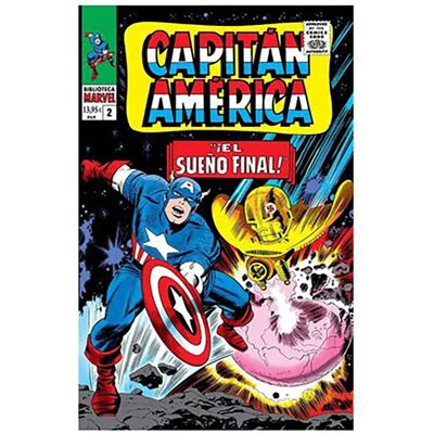 Panini Fumetto Biblioteca Marvel 44. Capitan America 02 Multicolour One Size Panini Fumetto Biblioteca Marvel 44. Capitan America 02 Multicolour One Size