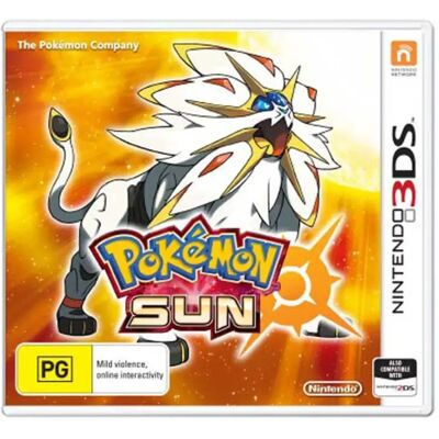 Nintendo Games 3ds Pokemon Sun Nintendo Games 3ds Pokemon Sun