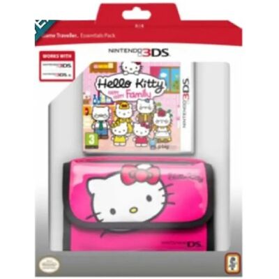 Nintendo Games 3ds Hello Kitty Happy Happy Family + Game Traveler Pack Nintendo Games 3ds Hello Kitty Happy Happy Family + Game Traveler Pack