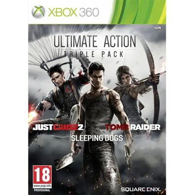 Xbox Games 360 Ultimate Action Triple Pack Just Cause 2/sleeping Dogs/tomb Raider Xbox Games 360 Ultimate Action Triple Pack Just Cause 2/sleeping Dogs/tomb Raider