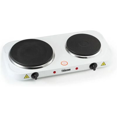 Tristar Piastra Di Cottura Elettrica Portatile Kp-6245 Dual White One Size Tristar Piastra Di Cottura Elettrica Portatile Kp-6245 Dual White One Size
