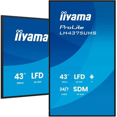 IIYAMA Schermo Prolite Lh375uhs-b2ag 3´´ k Va Led IIYAMA Schermo Prolite Lh375uhs-b2ag 3´´ k Va Led