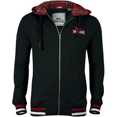 Lonsdale Felpa Con Zip Lancaster Black XL Lonsdale Felpa Con Zip Lancaster Black XL