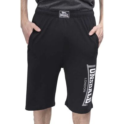 Lonsdale Pantaloni Corti Sportivi Logo Jam Black 2XL Lonsdale Pantaloni Corti Sportivi Logo Jam Black 2XL