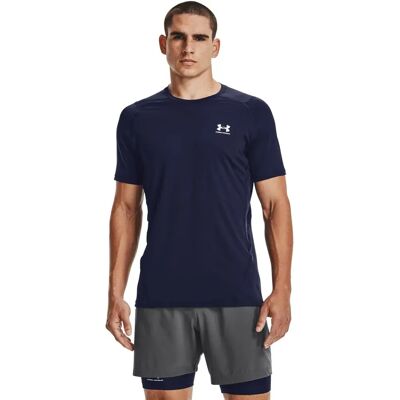 Under Armour Maglietta A Maniche Corte Heatgear Fitted Midnight Navy S Under Armour Maglietta A Maniche Corte Heatgear Fitted Midnight Navy S