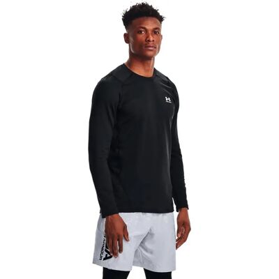 Under Armour Maglietta A Maniche Lunghe Coldgear Armour Fitted Crew Black / White L Under Armour Maglietta A Maniche Lunghe Coldgear Armour Fitted Crew Black / White L