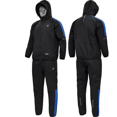 Rdx Sports Tuta Da Sauna H1 Blue 2XL Rdx Sports Tuta Da Sauna H1 Blue 2XL