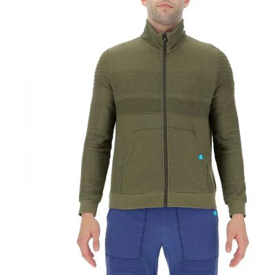 Uyn Giacca Natural Training Full Zip Capulete Green Melange S Uyn Giacca Natural Training Full Zip Capulete Green Melange S
