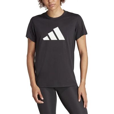 Adidas Maglietta A Maniche Corte Train Essentials Logo Black / White M Adidas Maglietta A Maniche Corte Train Essentials Logo Black / White M