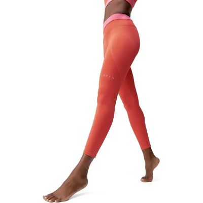 Born Living Yoga - Navani Performance - Bi-colore Rosso-Rosa - Legging - XS Born Living Yoga - Navani Performance - Bi-colore Rosso-Rosa - Legging - XS