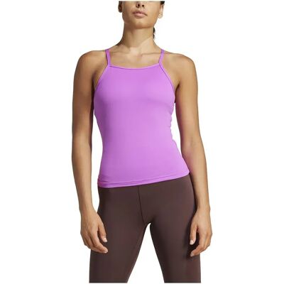 adidas YGA TANK - Viola - Canotta adidas YGA TANK - Viola - Canotta