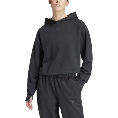 Felpa adidas Power - Nera - Vestibilità ampia - Ventilazione dorsale - Allenamento Felpa adidas Power - Nera - Vestibilità ampia - Ventilazione dorsale - Allenamento