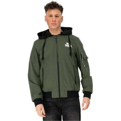 Lonsdale Giacca A Vento Shalford Olive / Black / White 3XL Lonsdale Giacca A Vento Shalford Olive / Black / White 3XL