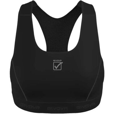 Givova Top Sportivo Ad Alto Sostegno Elastic Band Black XS Givova Top Sportivo Ad Alto Sostegno Elastic Band Black XS