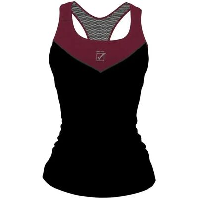 Givova Maglietta Senza Maniche Printed Black / Cherry XS Givova Maglietta Senza Maniche Printed Black / Cherry XS