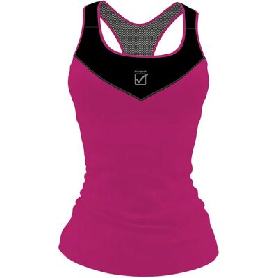 Givova Maglietta Senza Maniche Printed Black / Fuchsia XS Givova Maglietta Senza Maniche Printed Black / Fuchsia XS
