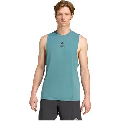 Adidas Maglietta Senza Maniche Les Mills Graphic Preloved Teal XS Adidas Maglietta Senza Maniche Les Mills Graphic Preloved Teal XS