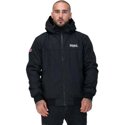 Lonsdale Giacca Dunster Black / White 3XL Lonsdale Giacca Dunster Black / White 3XL