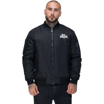Lonsdale Giacca Ludford Black / White 3XL Lonsdale Giacca Ludford Black / White 3XL