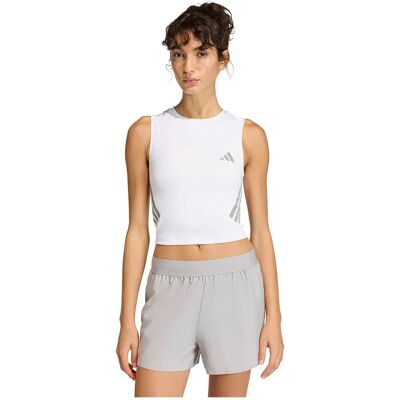 Adidas Top Sportivo Adi365 Iconic Running Crop White L Adidas Top Sportivo Adi365 Iconic Running Crop White L