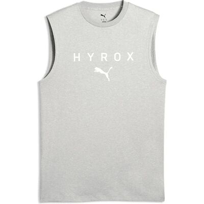 Puma Maglietta Senza Maniche X Hyrox Cutoff Light Grey Heather L Puma Maglietta Senza Maniche X Hyrox Cutoff Light Grey Heather L