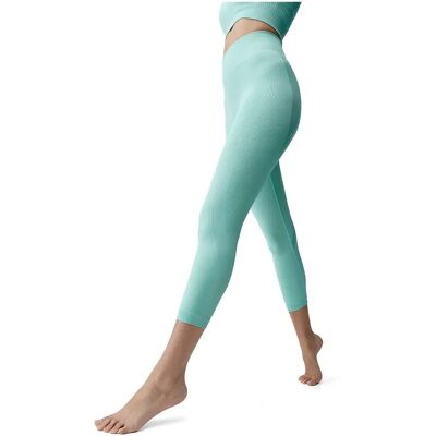 Born Living Yoga Leggings 3/ Eris Seamless Greece Blue L Born Living Yoga Leggings 3/ Eris Seamless Greece Blue L