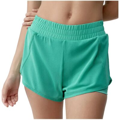 Born Living Yoga Pantaloni Corti Padma 2.0 Miami Green S Born Living Yoga Pantaloni Corti Padma 2.0 Miami Green S