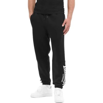 Lonsdale Pantaloni Sportivi Thropton Black / White XL Lonsdale Pantaloni Sportivi Thropton Black / White XL