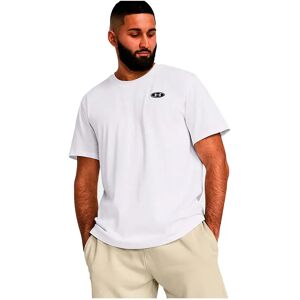 Under Armour Maglietta A Maniche Corte Heavyweight Left Chest Patch White / Black L Under Armour Maglietta A Maniche Corte Heavyweight Left Chest Patch White / Black L
