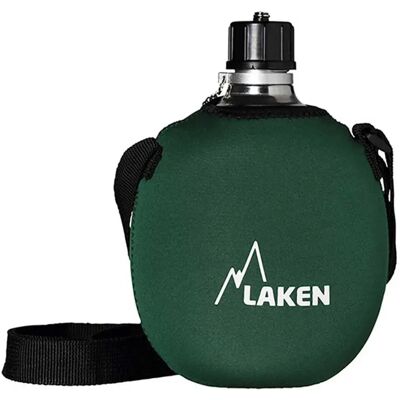 Laken Borraccia Con Custodia In Neoprene E Tracolla Alluminio 1l Green One Size Laken Borraccia Con Custodia In Neoprene E Tracolla Alluminio 1l Green One Size
