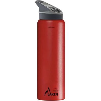Laken Bottiglia 18/8 1l Red One Size Laken Bottiglia 18/8 1l Red One Size